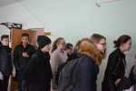 Восьмиклассники знакомятся с профессиональными спасателями