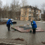 На фото субботник в сквере Победы в Губахе - Единая Россия