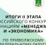 Итоги II этапа Всероссийского конкурса по номинациям «Менеджмент» и «Экономика» по Приволжскому федеральному округу - ПГСХА