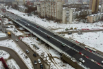 В Перми запустили движение по путепроводу на шоссе Космонавтов