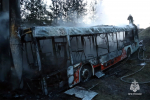 В ДТП со сгоревшим пассажирским автобусом пострадали три человека