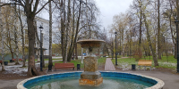 Весна снег фонтан - Новый Компаньон