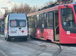 В Перми в районе цирка произошло ДТП с участием трамваев двух маршрутов