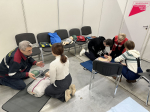 Посетители семейного форума с большим желанием обучались приемам оказания первой помощи