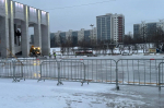 В Перми начали заливать каток возле «Театра-Театра»