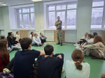 Ознакомительный мастер-класс «Оказание самопомощи в экстремальных условиях. Правила наложения жгута с целью остановки кровотечения» в Лицее № 4