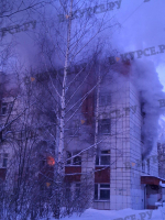 В Перми загорелась поликлиника для взрослых и детей в Голованово