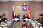 Рабочая встреча Дмитрия Махонина и Олега Машковцева