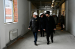 Губернатор проверил ход строительства  школы на улице Уральская в Перми