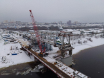железнодорожный мост, строительство моста, Кама