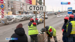 В ходе реконструкции шоссе Космонавтов перенесли остановку, пешеходный переход и светофоры