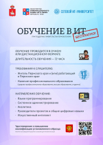 Перечень программ, которые планируется провести в 2025 году в рамках проекта «Пермский сетевой ИТ-Университет»