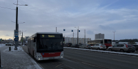 В Перми десять автобусов задерживаются из-за проблем на шоссе Космонавтов и Мильчакова - V-Kurse.Ru