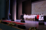Курсантов-девушек поздравили с Международным женским днем