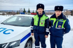 В Пермском крае полицейские помогли женщине, попавшей в ДТП