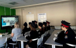 В рамках образовательного проекта Следственного комитета России «Патриоты Отечества» между кадетами профильных кадетских классов СК России из Пермского края и Кировской области проведен телемост