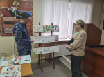 В Управлении Росгвардии по Пермскому краю прошла выставка детских рисунков