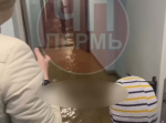 В Пермском ЖК «Мозаика» затопило подъезд