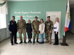 Ветеран Росгвардии провел урок мужества для школьников