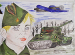 В ИК-4 и ИК-11ГУФСИН России по Пермскому краю организована выставка рисунков «День Победы глазами детей» среди детей сотрудников, посвященная 80-й годовщине Великой Победы