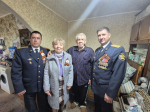 Начальник БМТиВС ГУФСИН России по Пермскому краю поздравил с Днем Победы тружеников тыла, детей войны и сотрудников учреждения