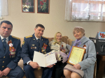 Начальник БМТиВС ГУФСИН России по Пермскому краю поздравил с Днем Победы тружеников тыла, детей войны и сотрудников учреждения