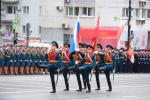 Парад Победы торжественно прошел по центральным улицам Перми