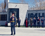 Сотрудники и ветераны ИК-1 ГУФСИН России по Пермскому краю приняли участие в торжественных мероприятиях у Мемориала погибшим воинам