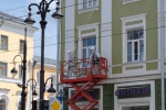 В Перми началась обработка фасадов административных зданий