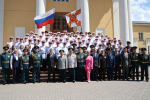 Выпускникам Пермского суворовского военного училища вручили аттестаты и нагрудные знаки об окончании образовательного учреждения