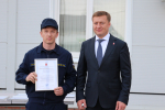 Торжественное подведение итогов первого полугодия 2025 года прошло в Управлении краевой противопожарной службы