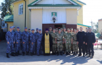 Сотрудники и военнослужащие Росгвардии приняли участие в торжественном богослужении в честь князя Владимира в Перми