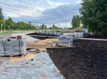 В Краснокамске началось благоустройство сквера «Звездный»