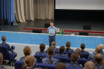 Председатель Совета ветеранов Пермского института ФСИН России встретился с курсантами набора 2025 года