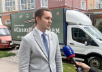 Гуманитарный конвой с грузом для воинских частей в зоне СВО и мирных жителей города-побратима Северодонецка стартовал с площадки проведения Форума муниципальных депутатов и Конференции партии