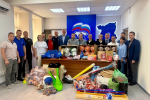 Гуманитарный конвой с грузом для воинских частей в зоне СВО и мирных жителей города-побратима Северодонецка стартовал с площадки проведения Форума муниципальных депутатов и Конференции партии