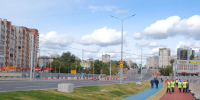 В столице Пермского края открыли для движения транспорта улицу Крисанова - Администрация губернатора