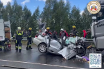 Под Краснокамском в смертельном ДТП погиб 73-летний водитель иномарки