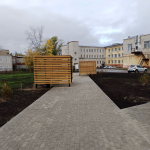 В Березниках завершено благоустройство территории Краевой больницы им. Е.А. Вагнера