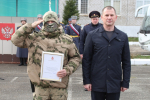 В Перми прошла церемония награждения бойцов СОБР "Стрелец" Управления Росгвардии по Пермскому краю