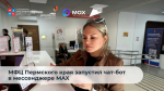 МФЦ Пермского края запустил чат-бот в мессенджере MAX