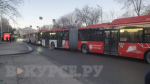 На улице Локомотивной в Перми образовалась крупная пробка