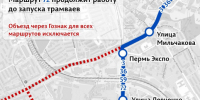 В Перми с 8 декабря запустят движение автобусных маршрутов на участке улицы Карпинского от улицы Мира до шоссе Космонавтов - Городское управление транспорта