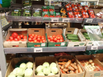 помидоры, огурцы, продукты, супермаркет