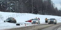 Cadillac и Chevrolet столкнулись на трассе в Прикамье — есть пострадавшие - V-Kurse.Ru