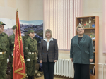 В Чердынский округ передали копию Знамени 62-й Гвардейской Молотовской танковой бригады