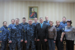 В ИК-2 ГУФСИН России по Пермскому краю личный состав поздравил с юбилеем Александра Плюснина