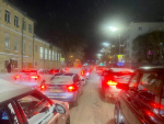 пробка зима