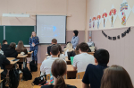 Сотрудник КТБ-7 ГУФСИН России по Пермскому краю совместно с курсантами ПИФСИН провели профориентационную работу со школьниками