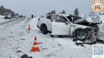 Госавтоинспекция Прикамья показала кадры с места ДТП, в котором погибли 5 человек